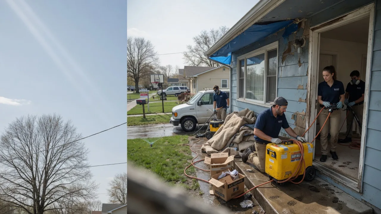 Basement Flood Cleanup in Greenwood, MO near me